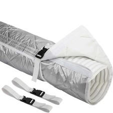 Portable AC Insulation Hose Cover Retains Heat and Enhances Energy Savings