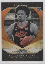 2021 Panini Prizm Draft Picks Brilliance Orange Wave 55/75 Cade Cunningham 7y2