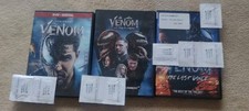 VENOM TRILOGY DVD Lot Very Good Ex Library Tom Hardy Venom Last Dance Carnage