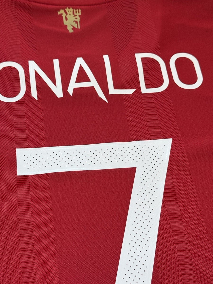 2021/22 Manchester United Authentic Home UCL Jersey #7 Ronaldo 2XL