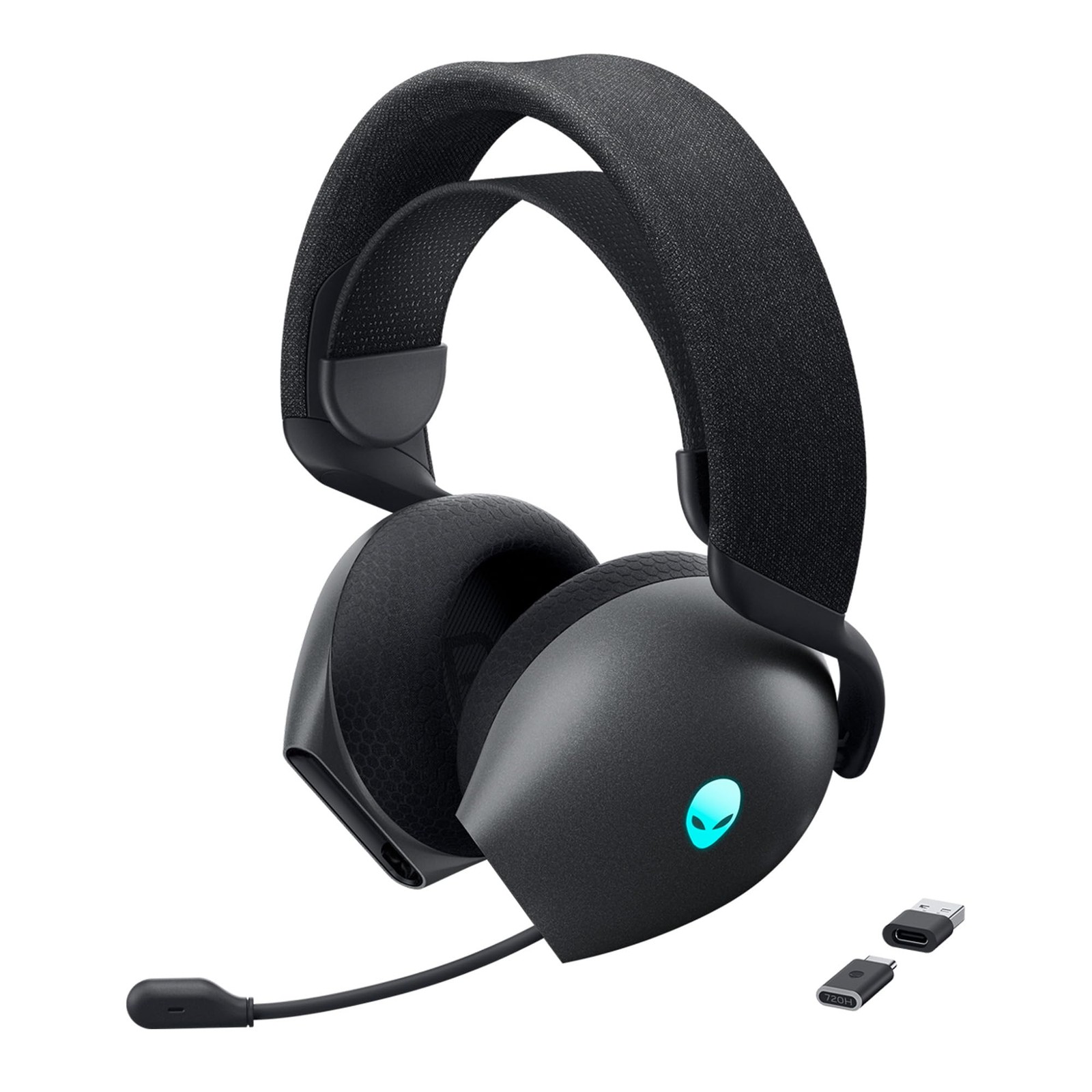 Casque gaming sans fil AW720H bimode avec micro antibruit et autonomie prolongée pour joueur PC