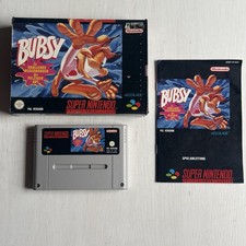 Thumbnail of ebay&reg; auction 168533414034 | Bubsy in Krallende Begegnungen der pelzigen Art SNES OVP Anleitung | PAL Version