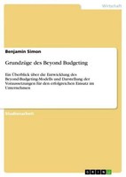 GrundzüGe Des Beyond Budgeting Benjamin Simon