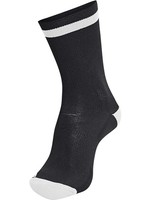Hummel Socken Elite Indoor Sock Low, Schwarz/Weiß, 39/42, 204043-2114