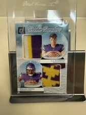 2024 Panini Donruss - Rookie Holiday Sweaters Dual J.J. McCarthy, Dallas Turner