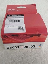 4PC PGI-250XL CLI-251XL Ink For Canon Pixma MG5420 MG5520 MG6320 MX722 MX922