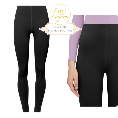 W BONDED LEGGINGS by Wolford M black black shaping shape pants solid - Picture 1 of 4