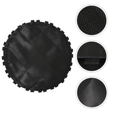 1Pc Black Trampoline Replacement Jumping Mat Trampoline Round Mat with Hooks