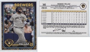 2024 Topps Series 1 Team Color Border Rowdy Tellez #343