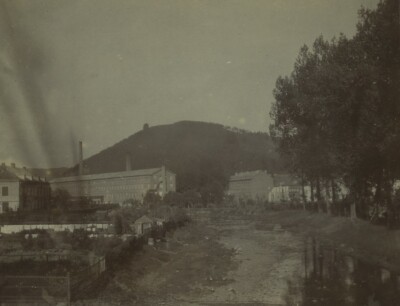 Belgien Malmedy Steinbach Papierfabrik ? Altes Foto 1890