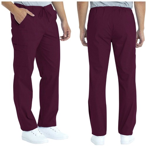 Scrubstar Unisex Scrub Pant 3XL Drawstring Wine Pockets Stretch Medical Vet - Picture 2 of 12