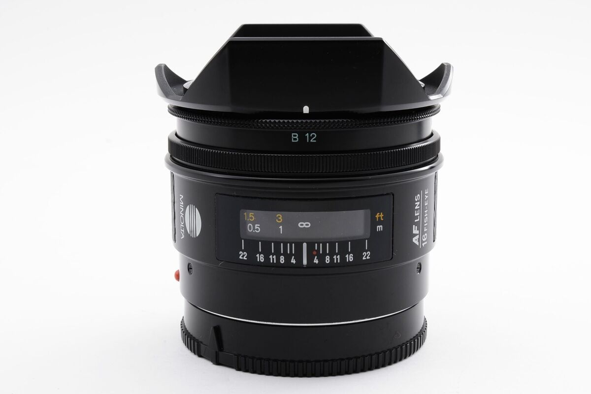 Minolta AF 16mm F/2.8 Fisheye Lens For Sony A-Mount MIJ Minolta AF 16mm F/2.8 Fisheye Lens For Sony A-Mount MIJ