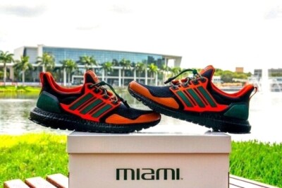 adidas gazelle silver green womens adidas EE3702 Ultraboost 4.0 Miami Hurricanes Mens Shoe