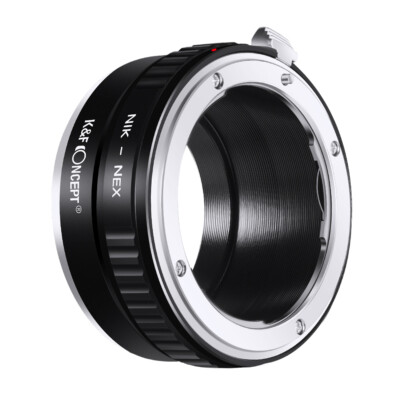 K&F Concept  NIK-NEX Adapter Nikon AI Objektiv an Sony NEX E-Mount Kamera .068