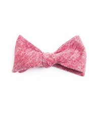 Mosiac Menswear Men's Fashion SOLD OUT Solid Red Bow Tie NEW Bowtie