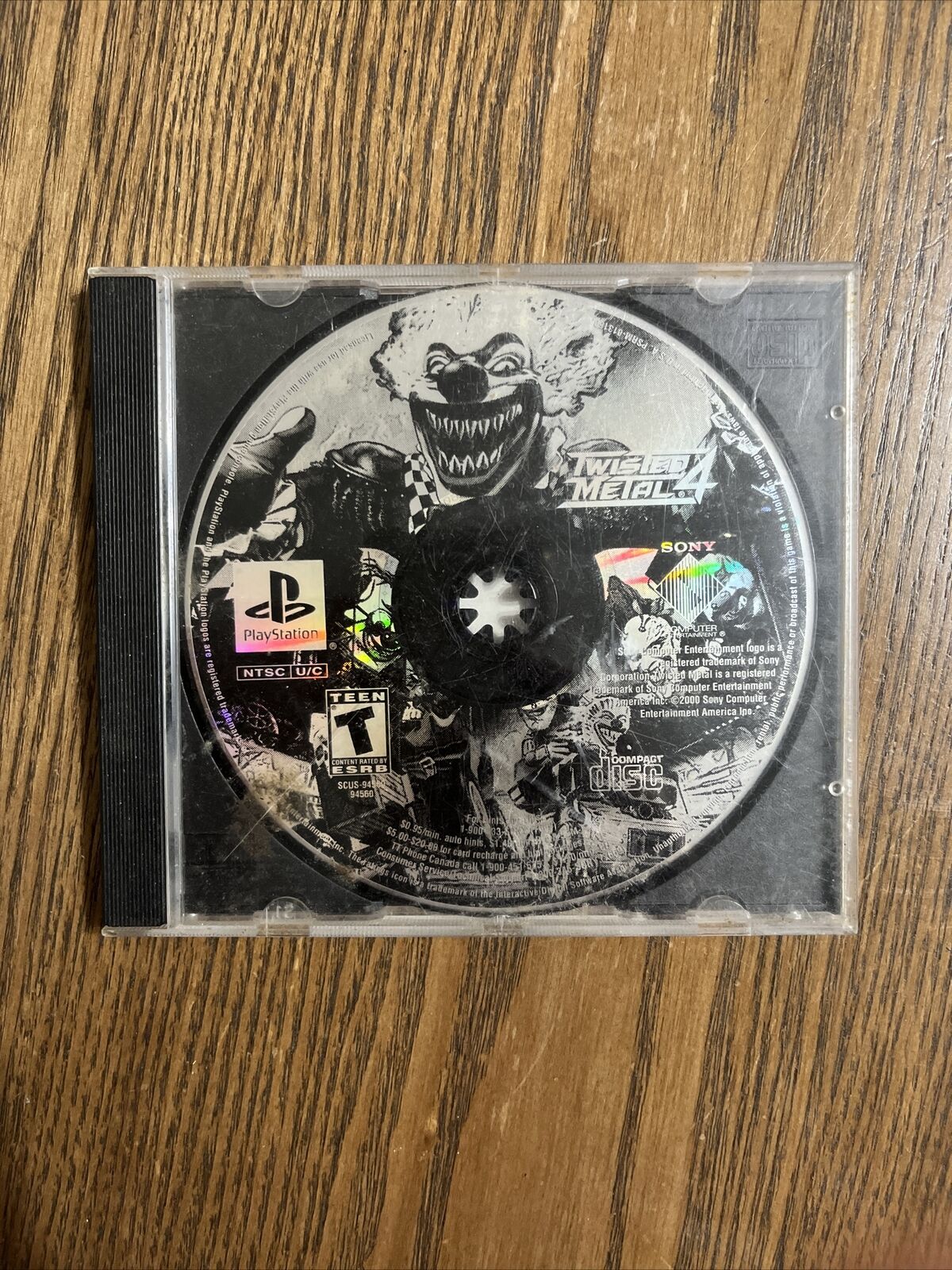 Twisted Metal 4 Greatest Hits Sony Playstation 1 PS1 MINT condition  COMPLETE! 711719456025