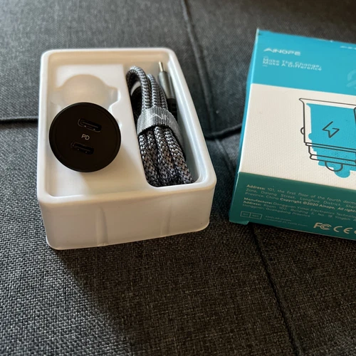 USB C Car Charger Super Mini and usb C Cable