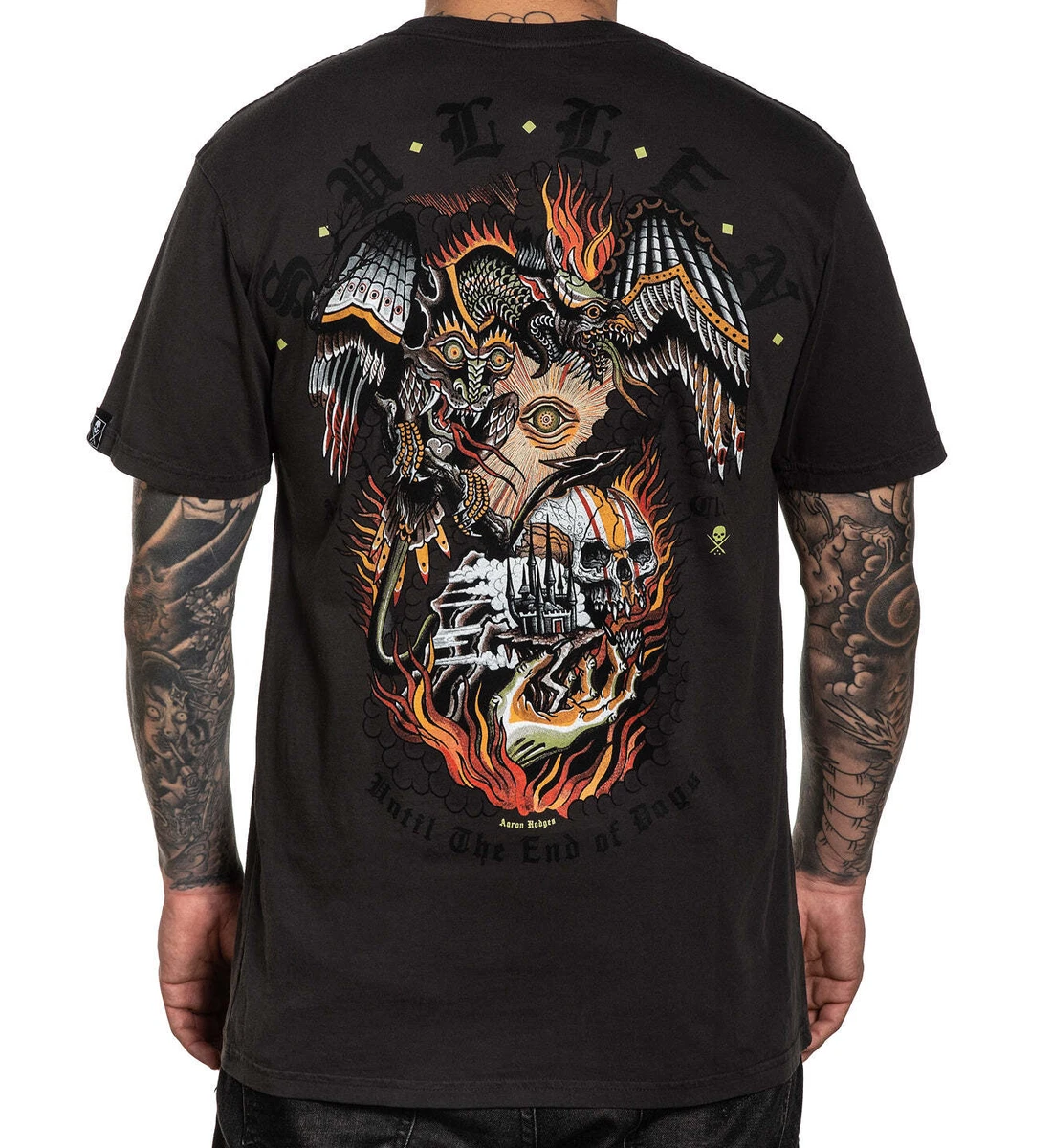 Sullen Men's End of Days Short Sleeve Tee Pirate Black | eBay
