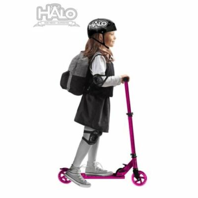 HALO Rise Above Candy Chrome Premium Inline Kick Scooter Adjustable & Foldable