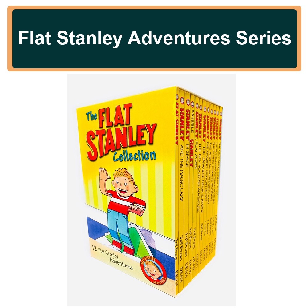Jeff Brown Flat Stanley Adventures Series 12 Books Collection Box Set