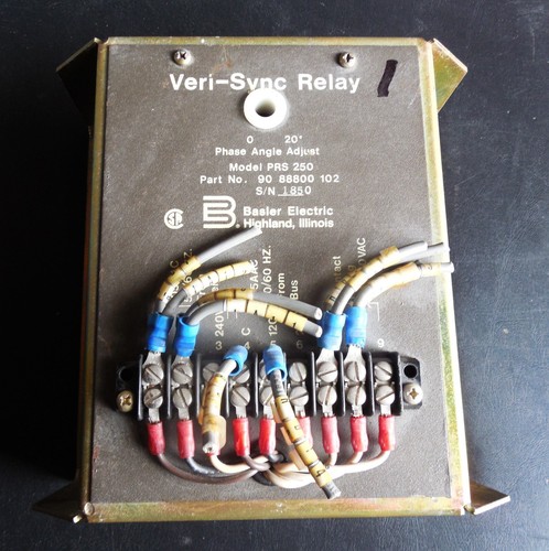 Basler PRS250 Vari-Sync Relay...........in good used condition
