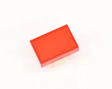 LOT OF 10 01-982.2 EAO Rectangular Pushbutton Switch Cap Red Snap Fit