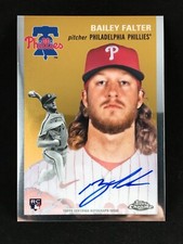 Bailey Falter 2023 Topps Chrome Platinum Anniversary Autograph RC Auto Phillies