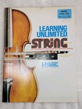 LEARNING UNLIMITED STRING PROGRAM BASS Level 2 Music Book Beginner Orchestra