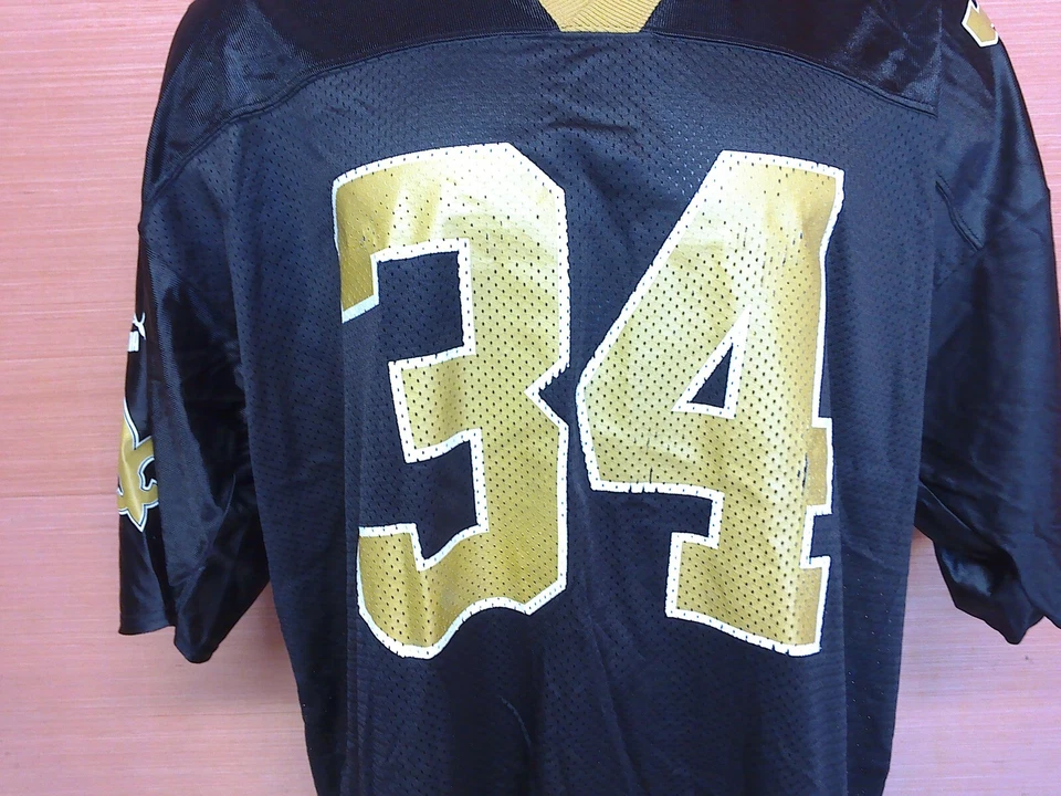 Camiseta de fútbol americano Ricky Williams #34 New Orleans Saints negra Puma NFL talla 2X Foto 3 de 4