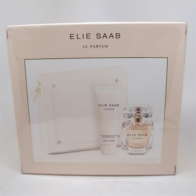 ELIE SAAB Le Parfum by Elie Saab 3 Pc Set:1.6 oz EDP Spray, 2.5 oz Lotion & Bag