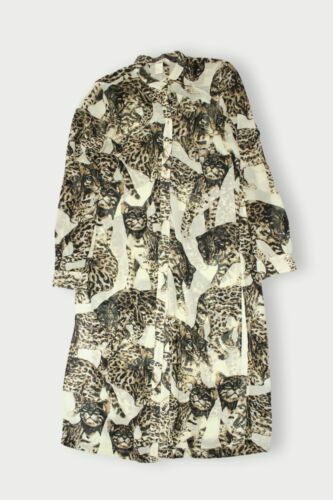h&m snake print shirt dress Snakeskin-print mesh dress