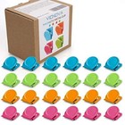 Magnetic Clips, 24 Pieces Magnetic Metal Chip Clips Fridge Magnets | eBay