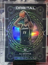 2022-23 Obsidian Basketball ORBITAL AJ Griffin RC ELECTRIC ETCH Green /25 HAWKS