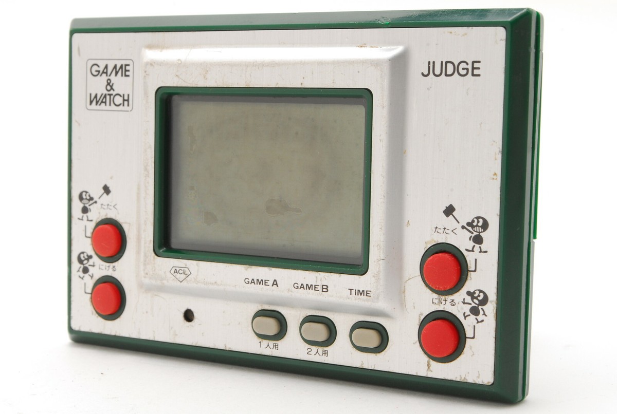 任天堂/Nintendo JUDGE ゲームウォッチ gamewatch Rare Game Watch Judge Purple Edition Nintendo