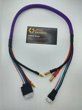 ISDT Icharger 4mm 4s 24 Long RC Balance Charge Lead 5mm bullet junsi 406 