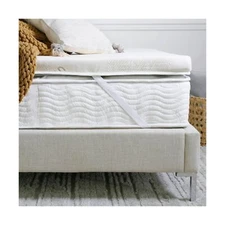 Saatva Graphite Memory Foam Mattress Topper - 3” Memory Foam Layer - Enhan