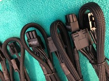 LOT 8 pcs 6 pin PERIF to 3X IDE DRIVER POWER cable FOR EVGA SuperNOVA,ORIGINAL