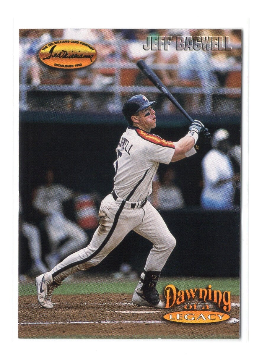 Baseball Card - 1993 Jeff Bagwell 159 - Houston Astros Ted Williams MLB Vtg