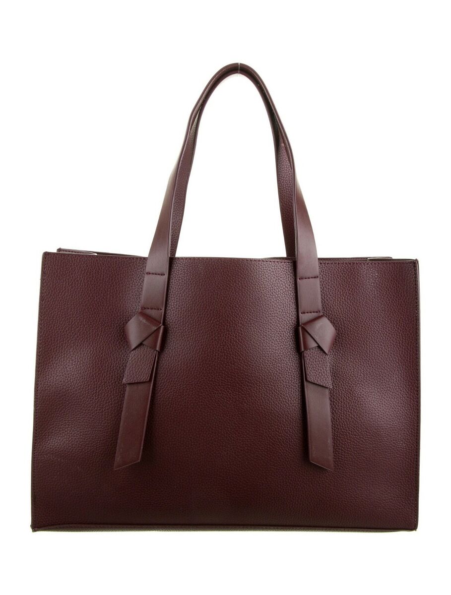 Rachel Zoe Tote Bag Bordeaux Vegan Leather Fall 2020 Box Of Style Curateur New eBay