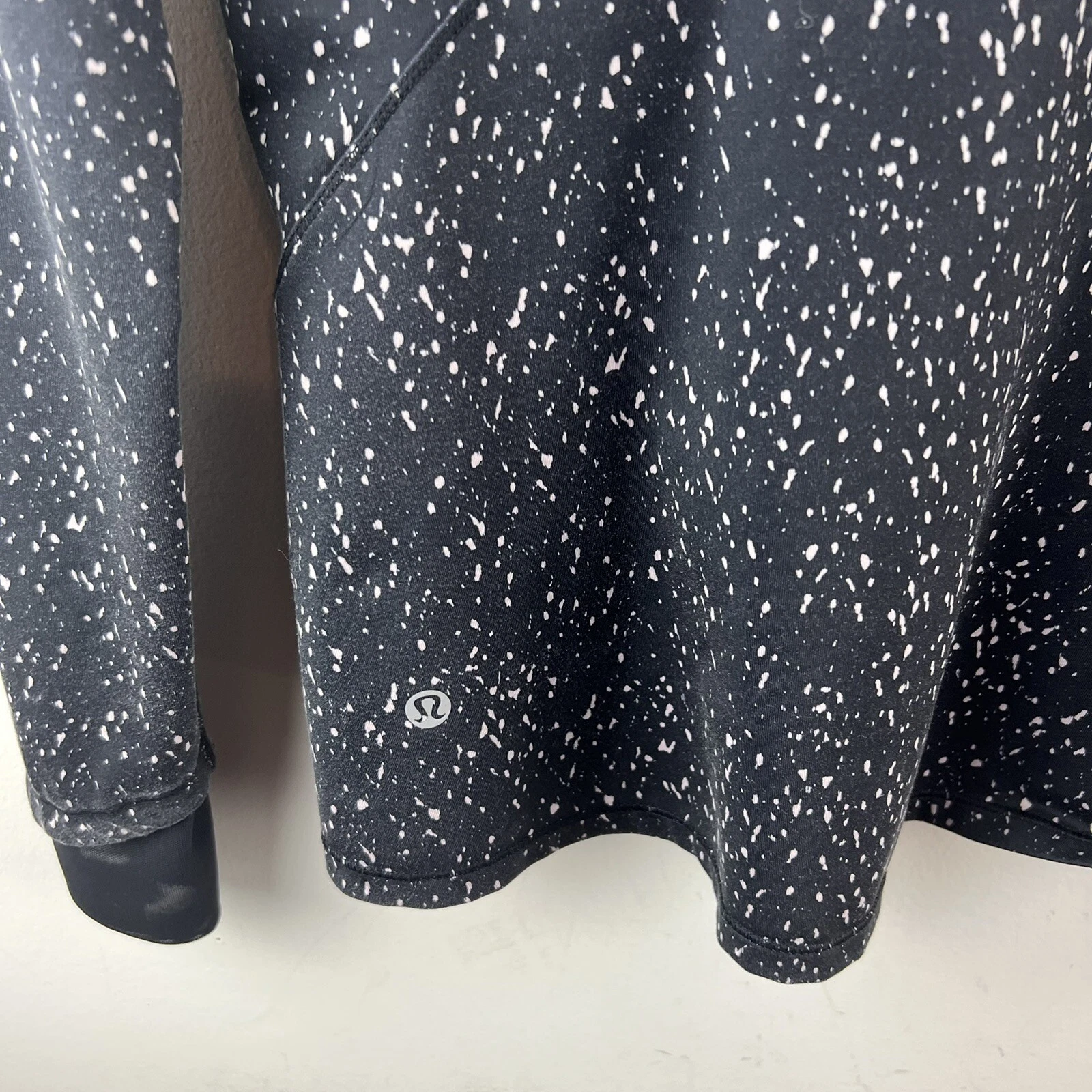 lululemon pullover speckled go the distance half zip shirt