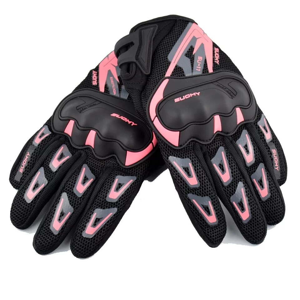 GUANTI MOTO DONNA ESTIVI TOUCH SCREEN ENDURO CROSS FUORISTRADA TURISMO