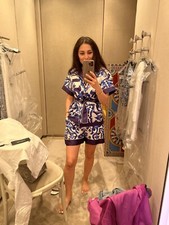 Dolce & Gabbana Majolica-print belted Silk Shirt Kids Women New Collection 