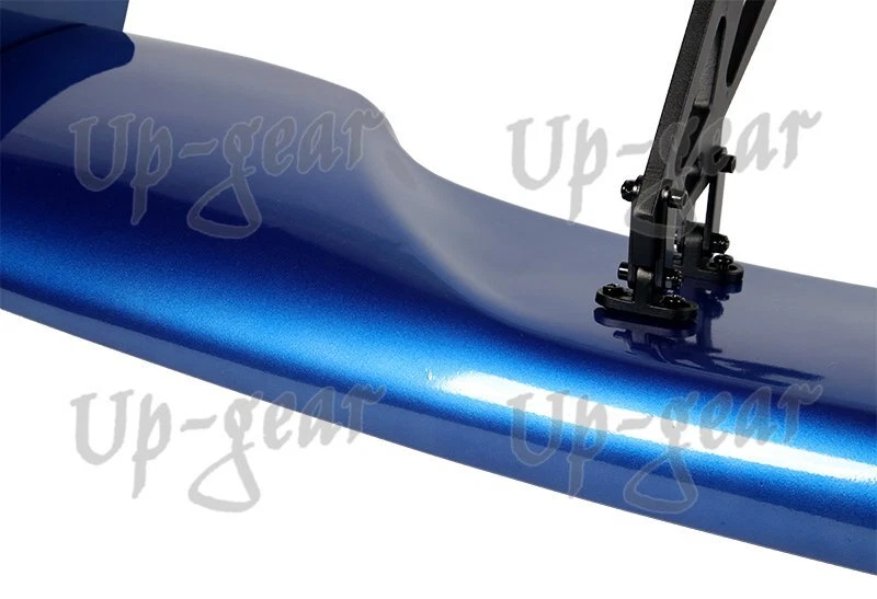 TIPO-3 Universal 57" Pintado Azul ABS GT Estilo Baúl Alerón Ala Aluminio Pata Foto 2 de 4