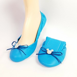 teal ballet slippers