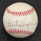 BERT CAMPANERIS Signed Official Baseball-OAKLAND ATHLETICS-JSA