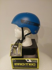 PRO-TEC The Classic Multi-Sport Skate Bike Helmet Blue Retro SZ Large Protec