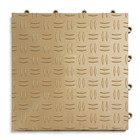  GarageTrac in BEIGE- Pack of 24- Diamond Garage Floor Tile  MADE IN THE USA