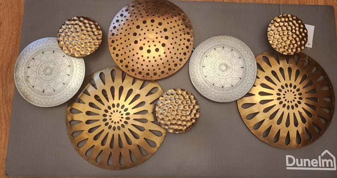 Dunelm Cinnabar Metal Wall Art