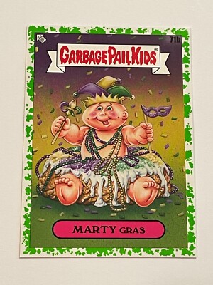 2021 Topps Garbage Pail Kids: Food Fight! - Booger Green #71b - Marty Gras