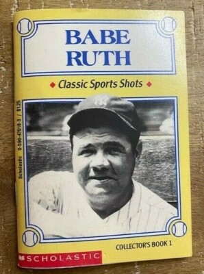 vintage booklet Babe Ruth Classic Sports Shots Collectors Book 1 1993 ...